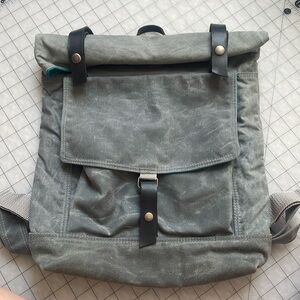 Moop waxed canvas backpack